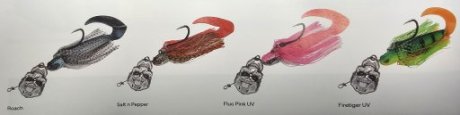 1621469 MADCAT SKULL BLADE JIG XL 55G S7/0 FLUO PINK UV