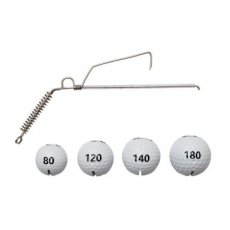 66104 MADCAT Golf ball Jig system anti snag (dead bait) 80+120gr