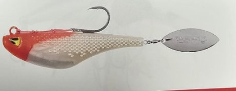 BO120001 BLACK CAT  MAD flash spin tail  REDHEAD