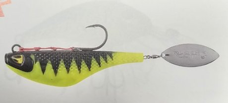 BO120002 BLACK CAT  MAD flash spin tail  SHOCK PERCH