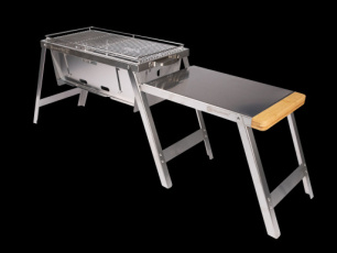 RM417 ridge monkey Grilla BBQ Dual Fuel  (gas of houtskool)