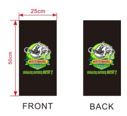 SCABLA Scarf Black Big Logo
