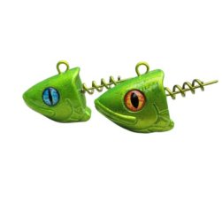 SCREW200FISH Screw inn ROOFBEET 200gr fishhead candy green